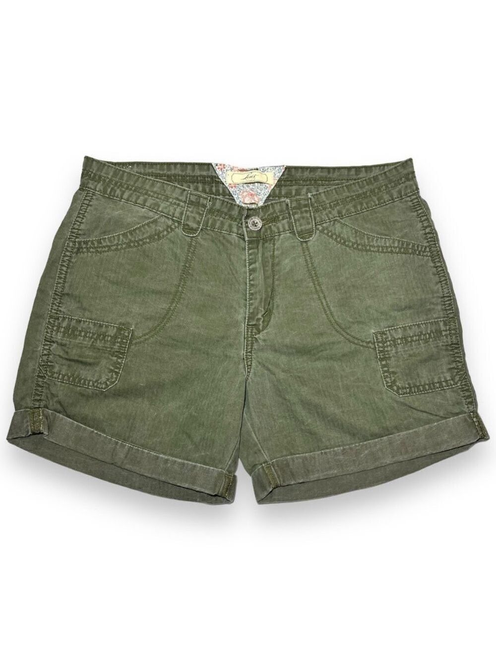 Levi’s Women’s Cotton Twill Shorts Green Size 12
